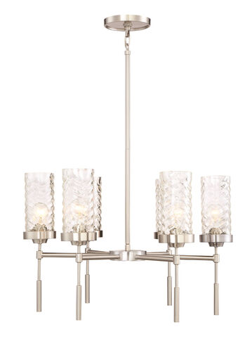 Triticus 6 Light 26 inch Brushed Nickel Chandelier Ceiling Light