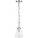 Voss 1 Light 5.75 inch Polished Nickel Mini Pendant Ceiling Light