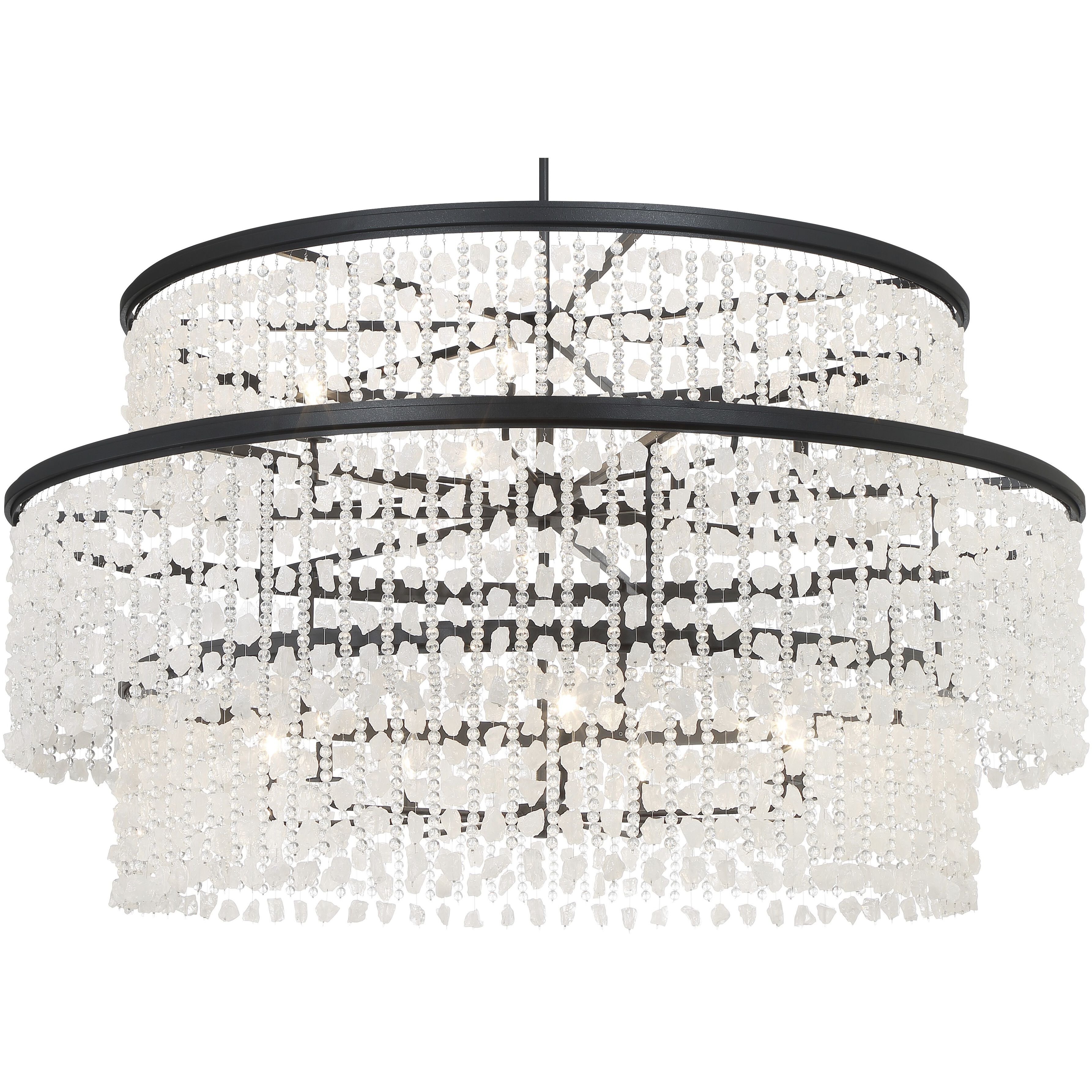 Shimmering Elegance 14 Light Chandelier Ceiling Light