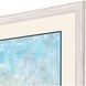 Waterside Collection Whitewash Distressed Wood With Ribbed Face Framed Art
