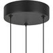 Motif Multi Pendant Ceiling Light in Black