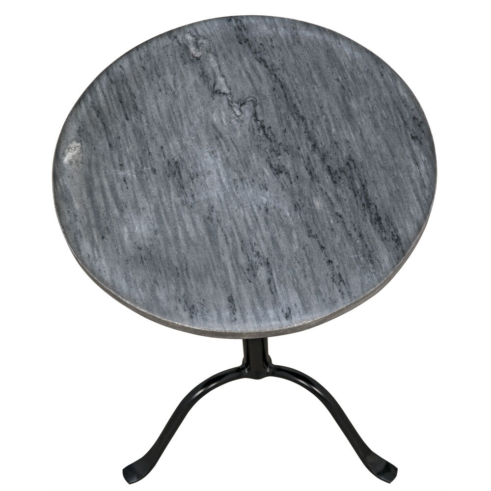 Cosmopolitan 24 X 15 inch Matte Black Side Table