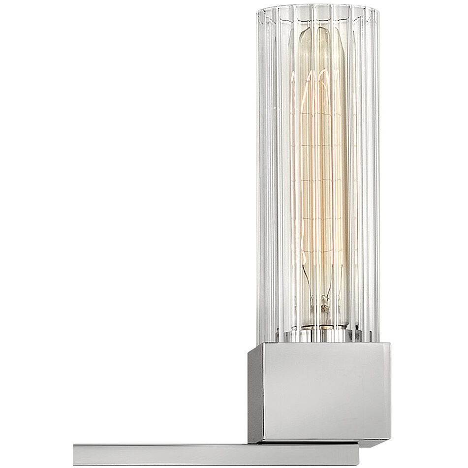 Xander 4 Light 32 inch Polished Nickel Vanity Light Wall Light