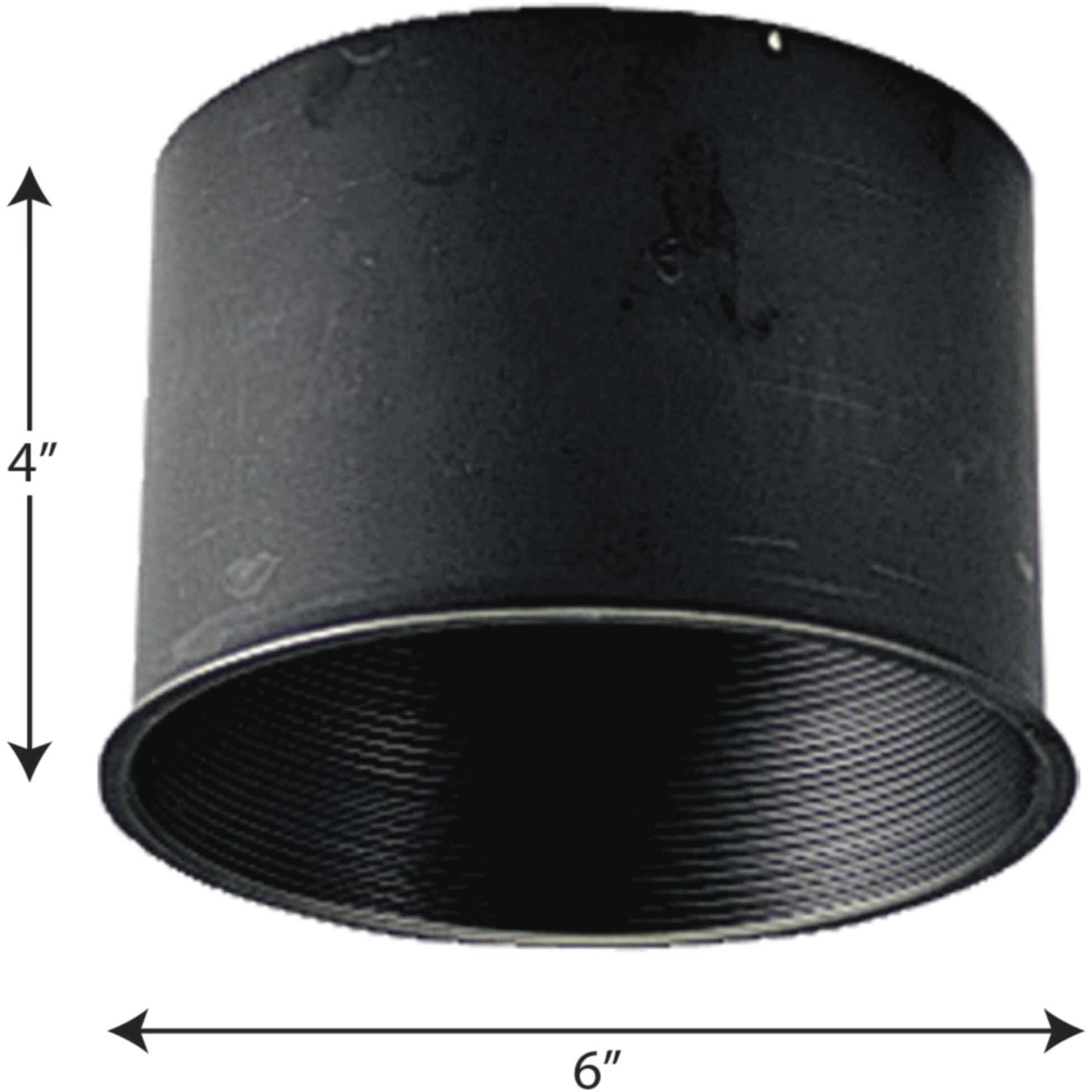 Aluminum Round Accessories Black Deep Groove Step Baffle