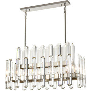 Clarion 10 Light 15 inch Polished Nickel Chandelier Ceiling Light
