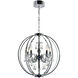 Abia LED 22 inch Chrome Up Chandelier Ceiling Light
