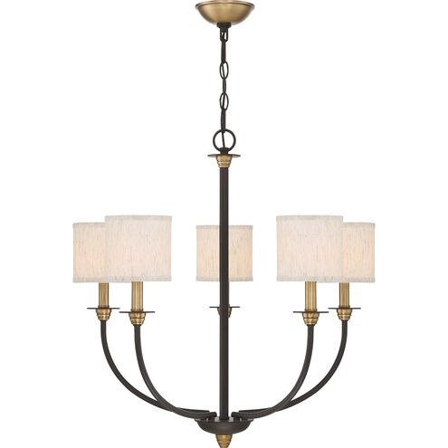 Audley 5 Light 26 inch Old Bronze Chandelier Ceiling Light