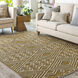 Bedouin 120 X 96 inch Mustard Rug in 8 x 10, Rectangle
