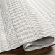 Broadway 108 X 79 inch Light Grey Rug, Rectangle