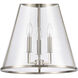 Judy 3 Light 16 inch Satin Nickel Pendant Ceiling Light