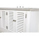Rhodes 48 X 48 X 35 inch Antique White and Brushed Nickel Vanity Sink Set