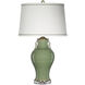 Londonderry 27.25 inch 150 watt Green and Clear Table Lamp Portable Light
