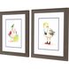 Animals Collection Rustic Wood Grain Framed Art