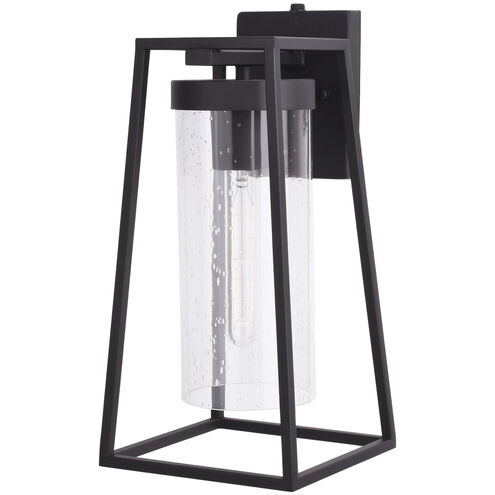 Nash LED 15.75 inch Textured Black Outdoor Wall
