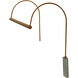 Ultra Slim-line 4.5 watt 15 inch Weathered Brass Picture Light Wall Light