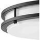 Abide LED LED 14 inch Matte Black Flush Mount Ceiling Light, Medium, Progress LED