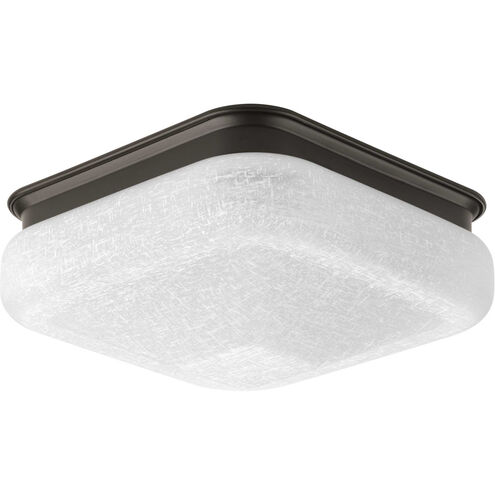 LED Square LED 11.5 inch Antique Bronze Flush Mount Ceiling Light, Progress LED