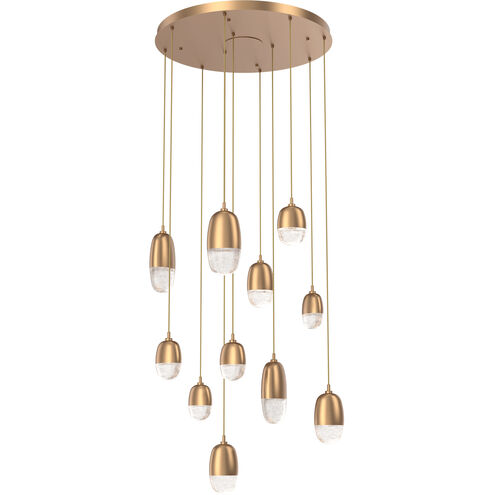 Pebble LED Novel Brass Chandelier Ceiling Light, Multi-Port