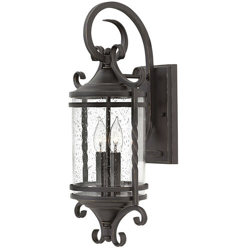 Casa LED 22 inch Olde Black Outdoor Wall Mount Lantern, Medium