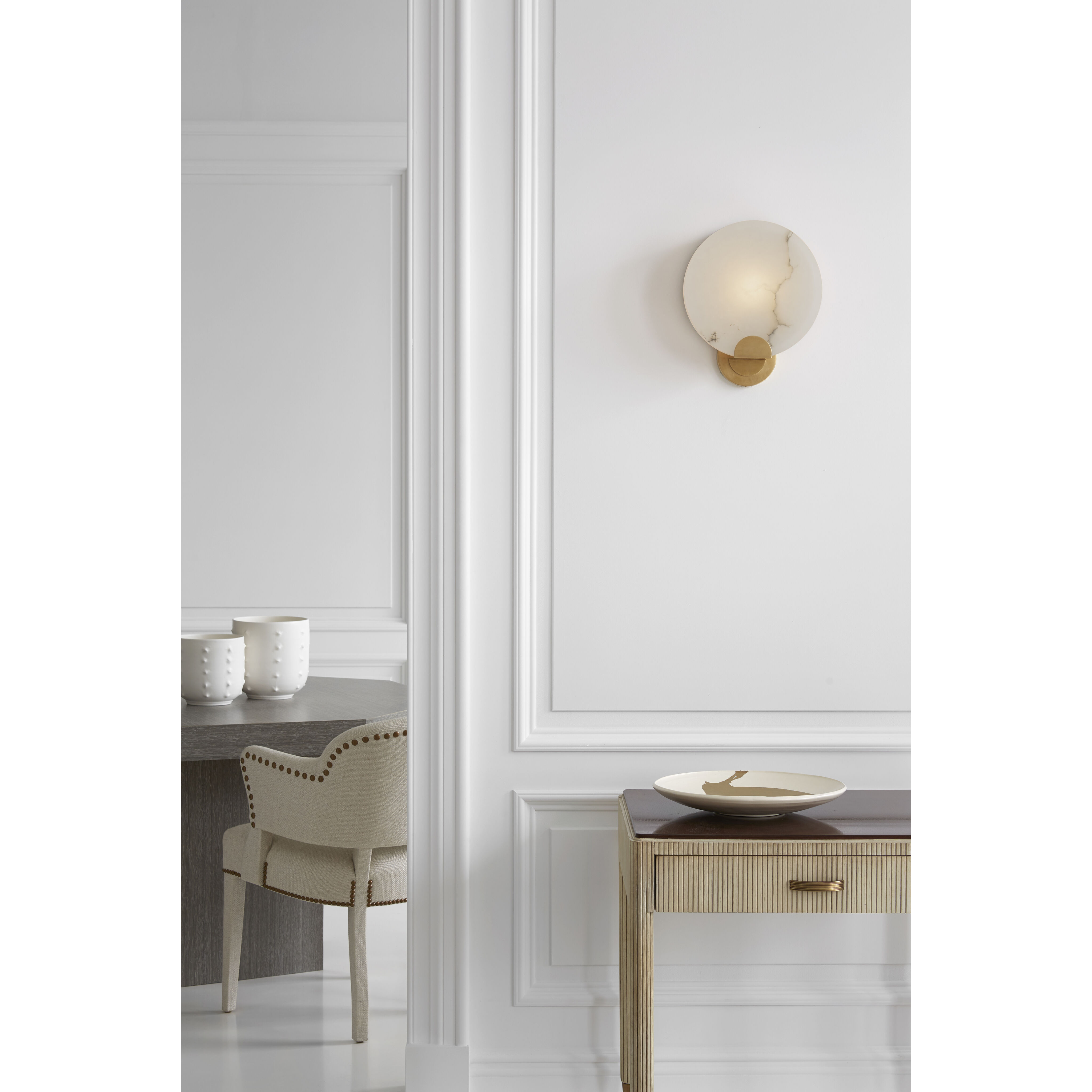 AERIN Iveala 1 Light 10.5 inch Hand-Rubbed Antique Brass Single Sconce Wall Light