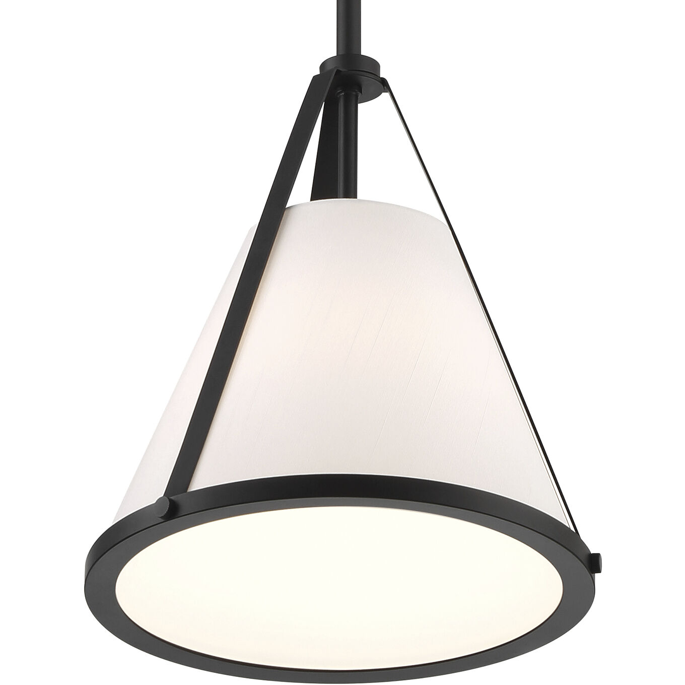 Fulton 1 Light 9.25 inch Black Mini Pendant Ceiling Light