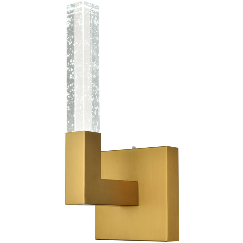 Noemi 1 Light 6 inch Satin Gold Wall Sconce Wall Light