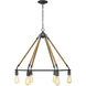 Holden 6 Light 30 inch Antique Gray Chandelier Ceiling Light