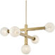 Narra 5 Light 47 inch Legacy Brass Chandelier Ceiling Light