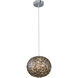 Canada LED 10 inch Smoke LED Single Pendant Light Ceiling Light