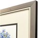 Bluebells Blue and Gray and White and Green Framed Art