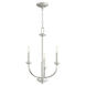 Reyes 3 Light 19 inch Classic Nickel Chandelier Ceiling Light