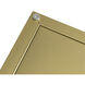 Anita 19.7 inch Gold Shelves