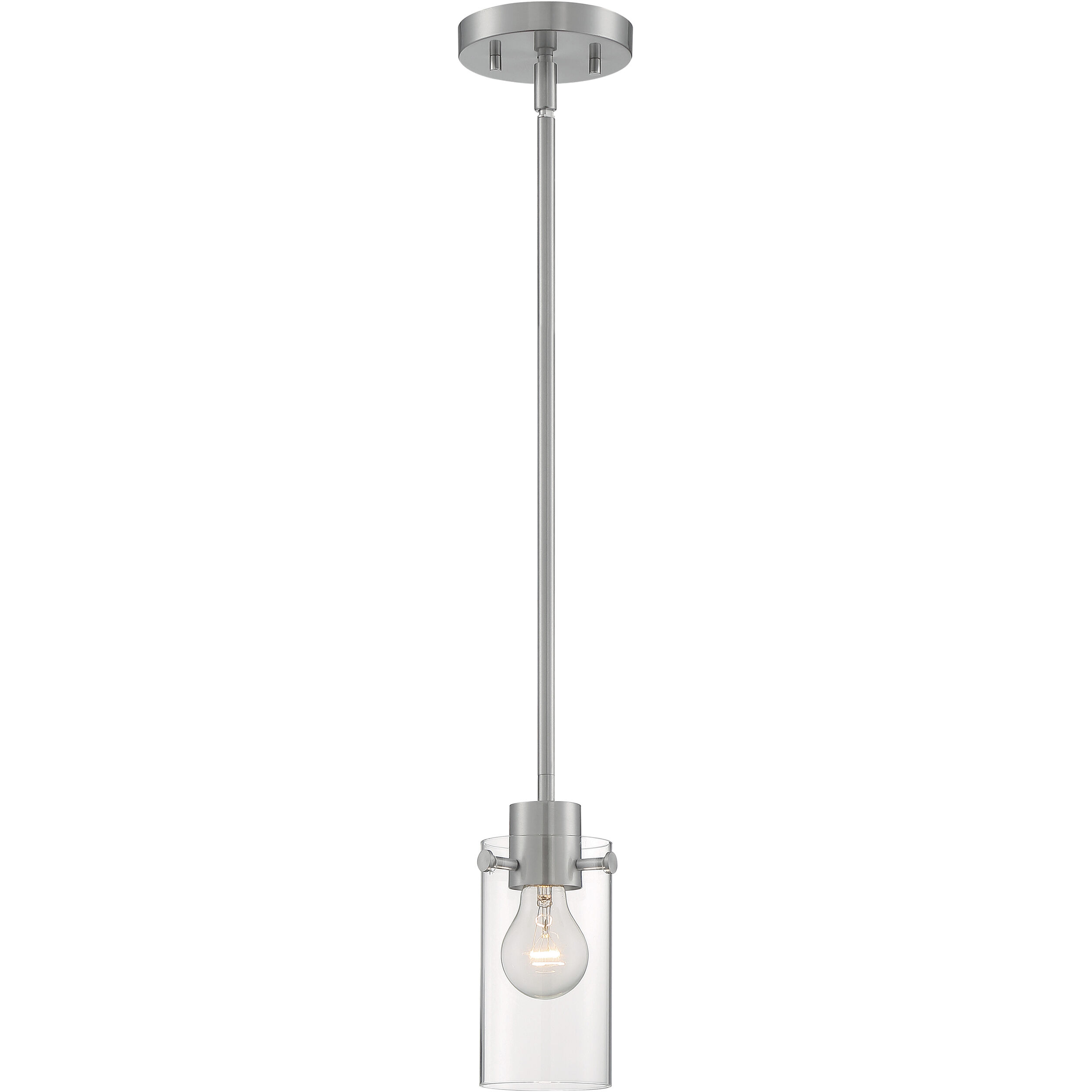 Sommerset 1 Light 5 inch Brushed Nickel Pendant Ceiling Light