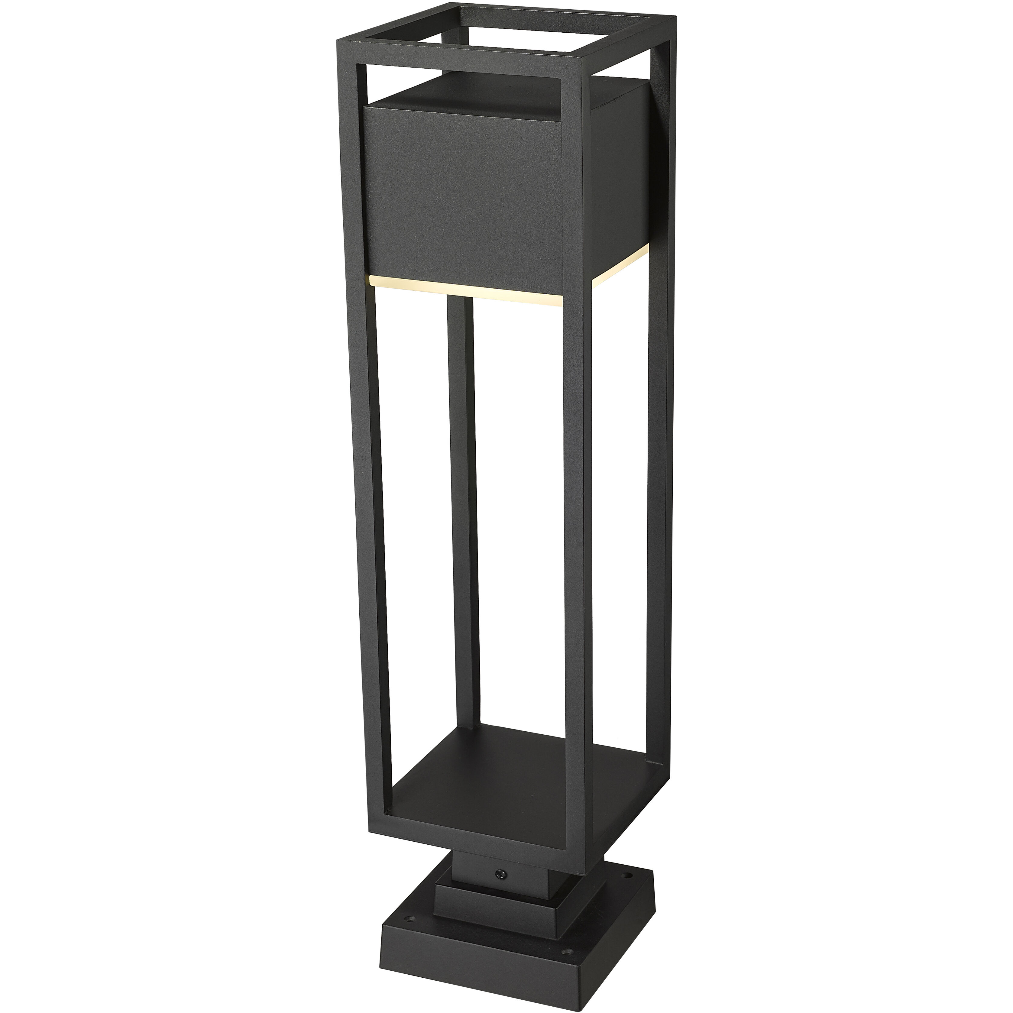 Barwick LED 28.25 inch Black Outdoor Pier Mounted Fixture