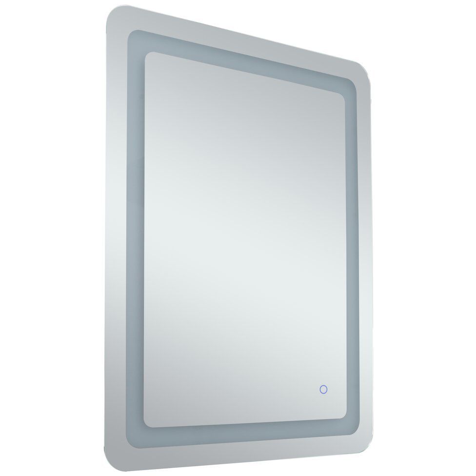 Genesis 36 X 27 inch Glossy White LED Mirror