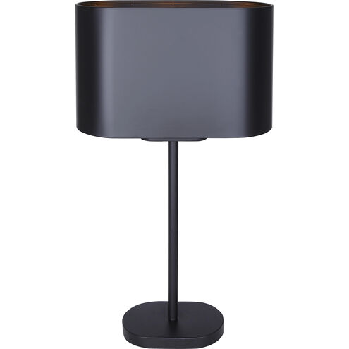 Kov 24 inch 60.00 watt Matte Black Table Lamp Portable Light