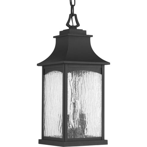 Maison 2 Light 7.25 inch Textured Black Outdoor Hanging Lantern