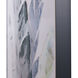 Botanical Leaves Hunter Green and Dark Blue and and Pastel Multi-color and Painted Wall Art