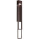 Cascade LED Statuary Bronze Outdoor Sconce