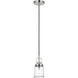 Anders 1 Light 4.75 inch Brushed Nickel Mini-Pendant Ceiling Light