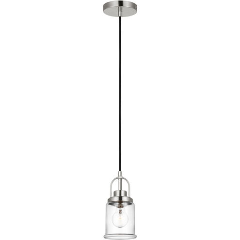 Anders 1 Light 4.75 inch Brushed Nickel Mini-Pendant Ceiling Light