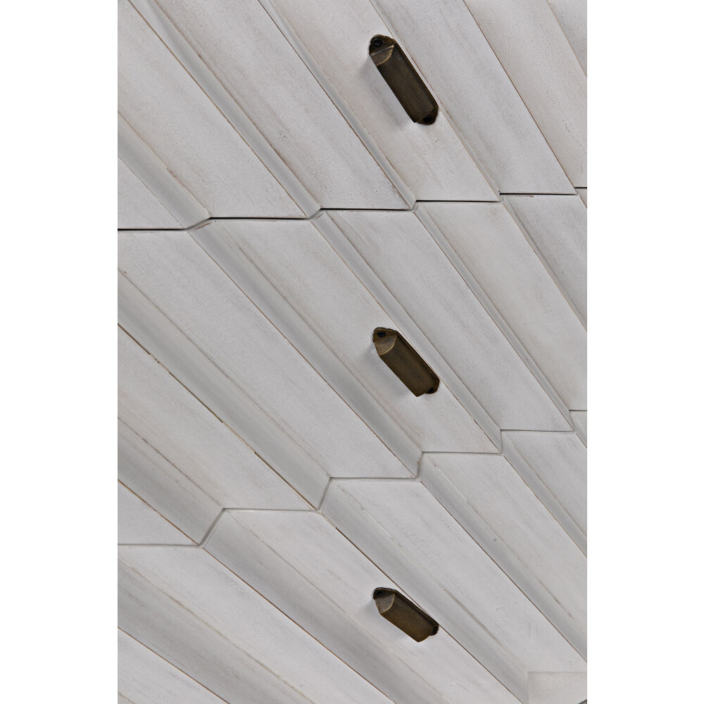 Hikaru White Wash Dresser