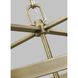 Hadley 4 Light 12.25 inch Time Worn Brass Pendant Ceiling Light
