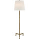 Thomas O'Brien Parish Floor 65.25 inch 60.00 watt Gilded Iron Floor Lamp Portable Light in Linen 