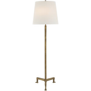 Thomas O'Brien Parish Floor 65.25 inch 60.00 watt Gilded Iron Floor Lamp Portable Light in Linen