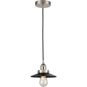 Edison Railroad 1 Light 8.00 inch Mini Pendant