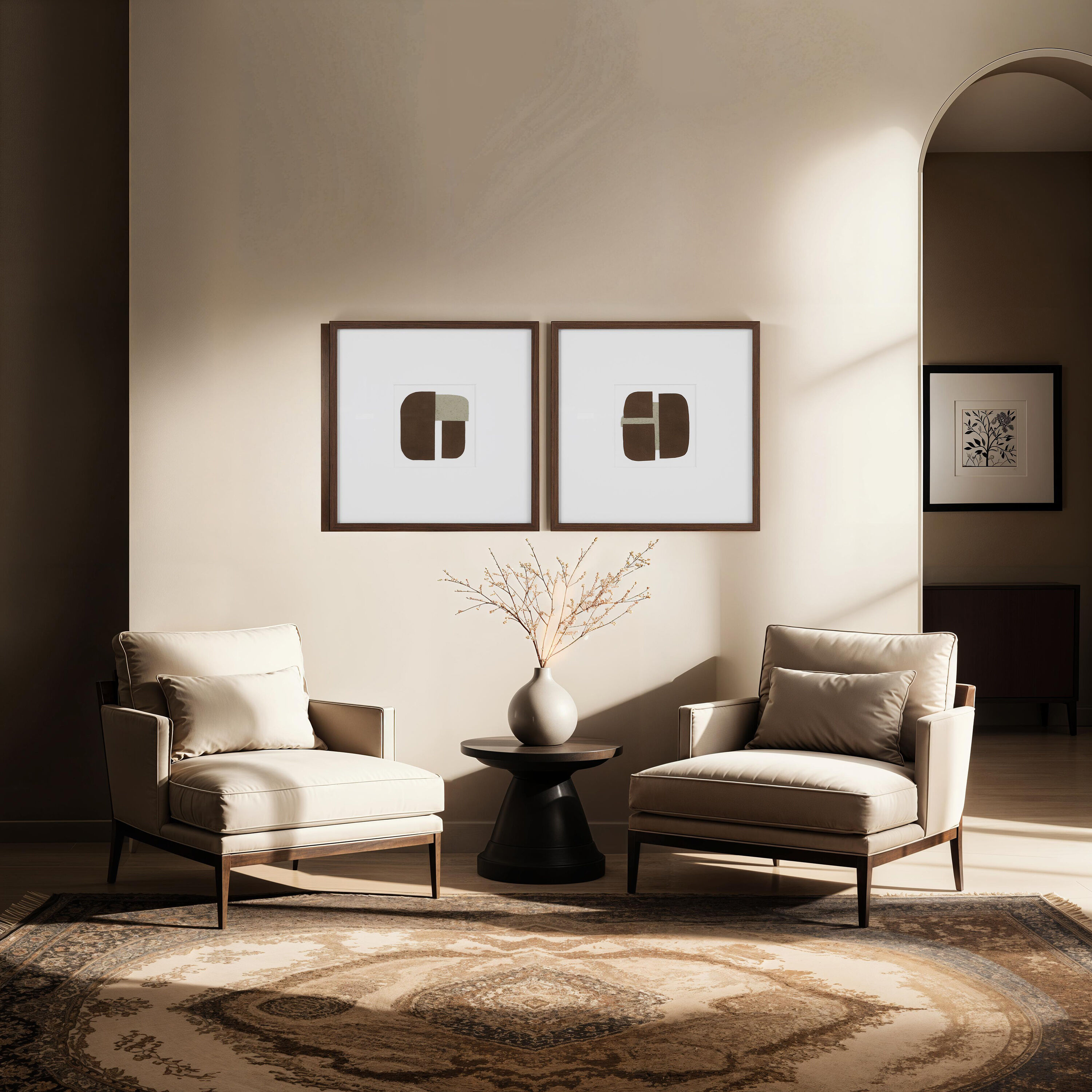 Edge Wall Art, Set of 2