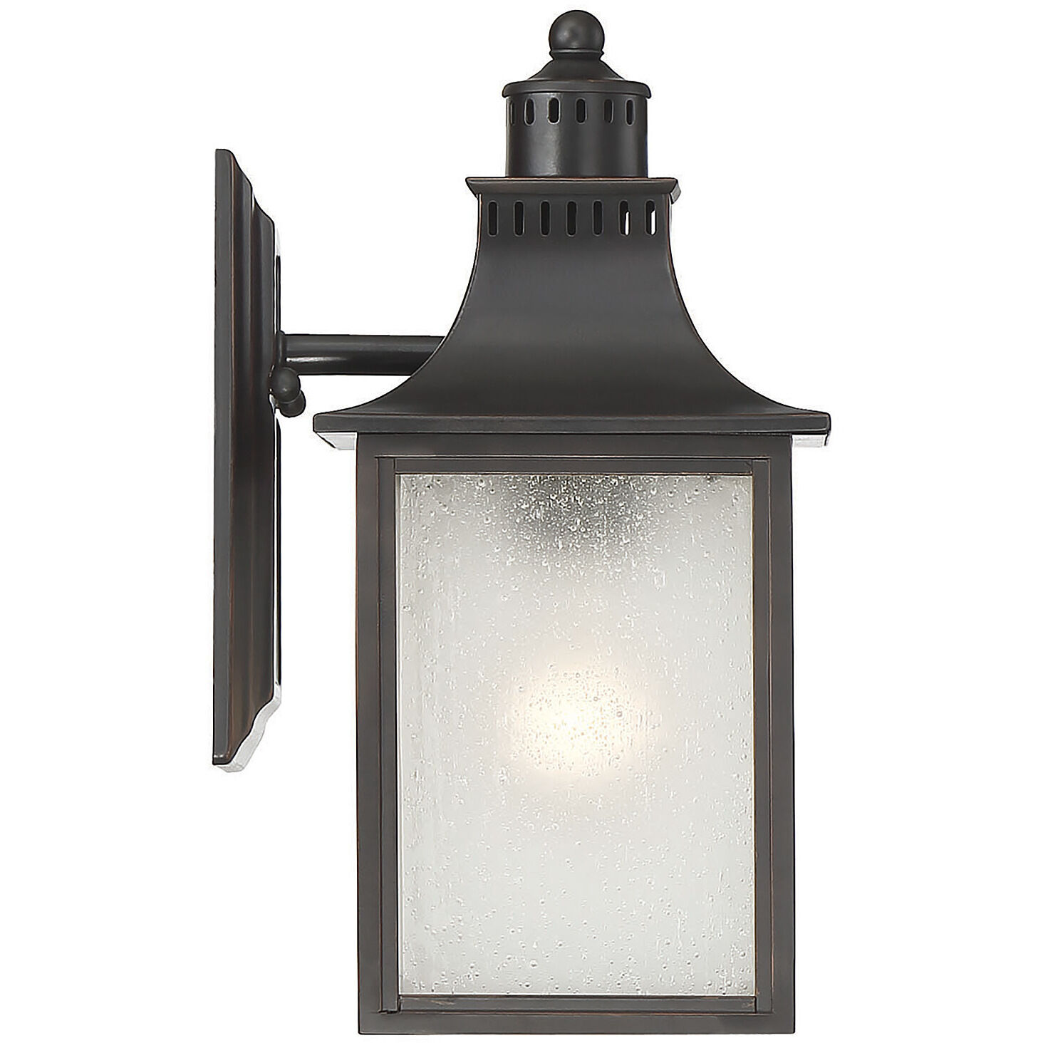 Monte Grande Outdoor Wall Lantern in Slate