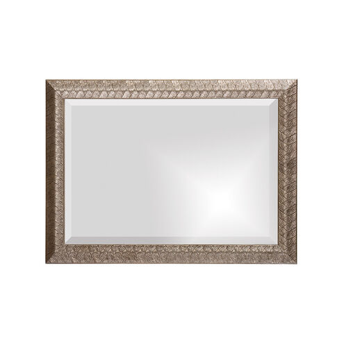 Malia 28 X 20 inch Textured Silver Leaf Wall Mirror