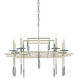 Sethos 8 Light 42 inch Silver Granello Chandelier Ceiling Light